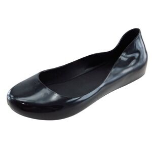 Dav‎ Smoking Flats Black Synthetic Women Shoes Size 7 Medium